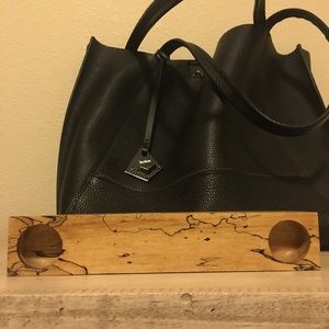 Botkier Soho Pebbled Black Leather Tote 👜